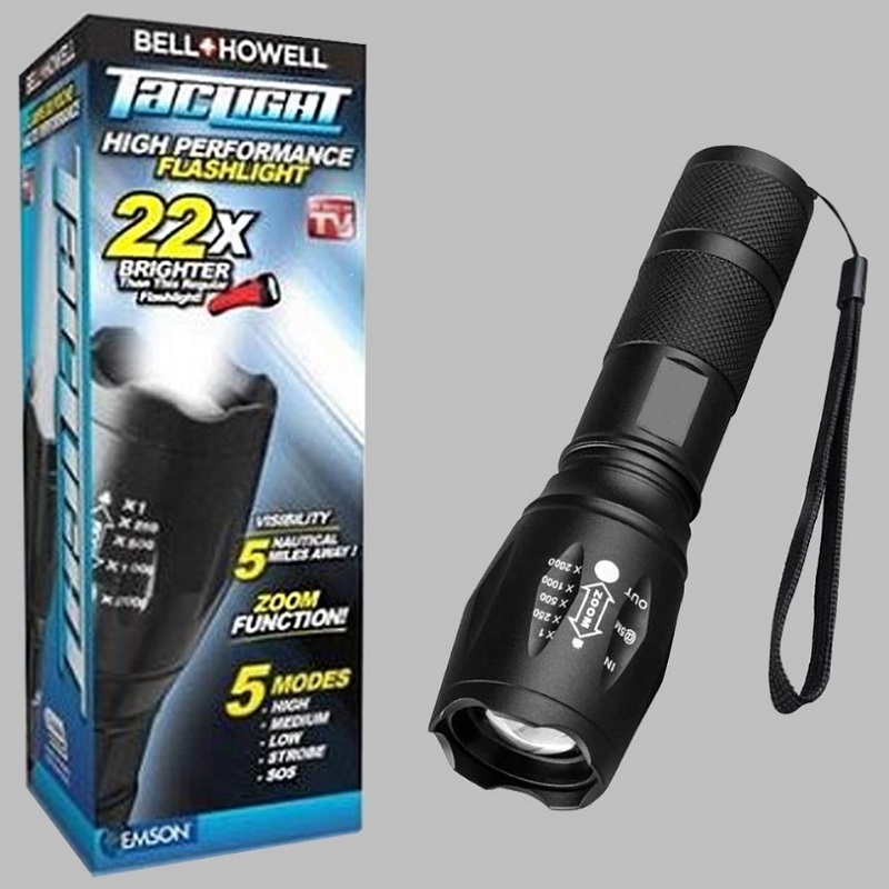چراغ قوه پلیسی 5 حالته Tac Light-مشکی