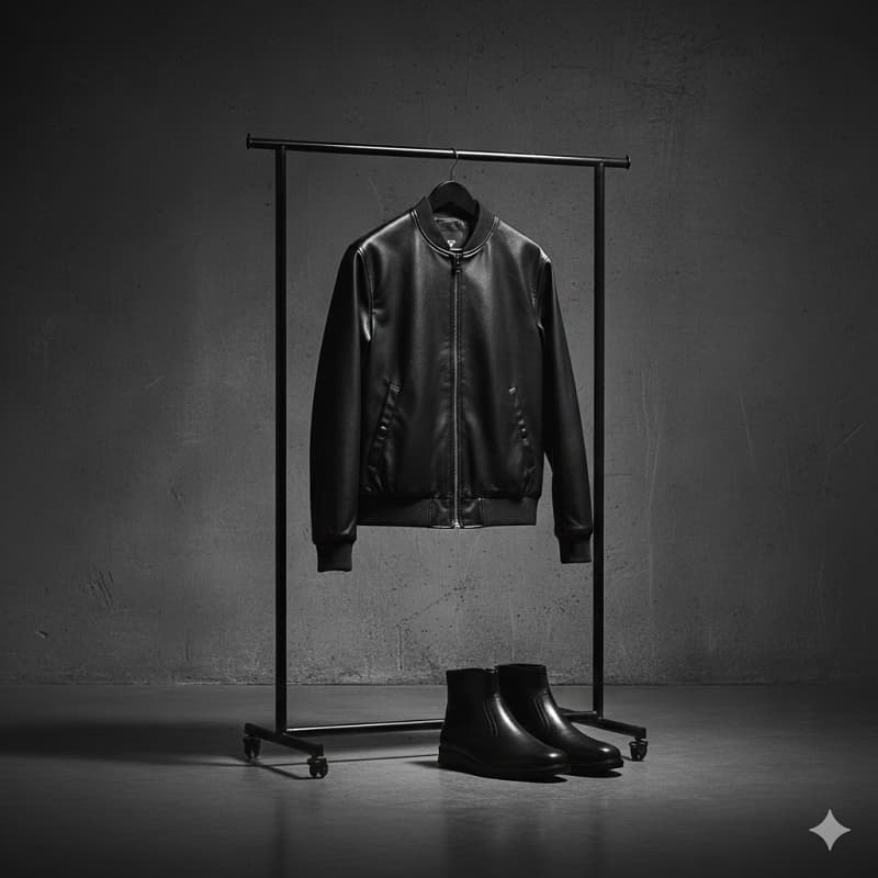 پکیج کاپشن Artim نیم بوت مردانه مشکی مدل Rad